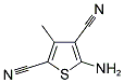 5-AMINO-3-METHYL-2,4-THIOPHENEDICARBONITRILE Struktur