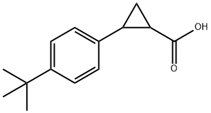 2-(4-TERT-BUTYL-PHENYL)-CYCLOPROPANECARBOXYLIC ACID Struktur