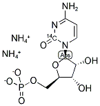 CYTIDINE 5'-MONOPHOSPHATE, DIAMMONIUM SALT [2-14C] Struktur