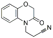 3-(2,3-DIHYDRO-3-OXOBENZO[B][1,4]OXAZIN-4-YL)PROPANENITRILE Struktur