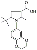 5-TERT-BUTYL-1-(1,4-DIOXOBENZ-6-YL)-2-METHYLPYRROLE-3-CARBOXYLIC ACID Struktur