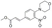 METHYL 3-(4-MORPHOLINO-3-NITROPHENYL)ACRYLATE Struktur