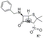 BENZYL[14C]PENICILLIN, POTASSIUM SALT Struktur