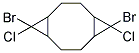 5,10-DIBROMO-5,10-DICHLOROTRICYCLO[7.1.0.0(4,6)]DECANE Struktur