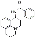 N-(2,3,6,7-TETRAHYDRO-(1H,5H)-BENZO[IJ]QUINOLIZIN-3-YL)BENZAMIDE Struktur