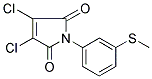 3,4-DICHLORO-1-[3-(METHYLTHIO)PHENYL]-1H-PYRROLE-2,5-DIONE Struktur