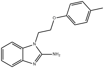 1-(2-P-TOLYLOXY-ETHYL)-1H-BENZOIMIDAZOL-2-YLAMINE Struktur