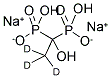 DISODIUM ETIDRONATE-D3 (METHYL-D3) Struktur