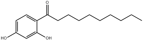 1-(2,4-DIHYDROXYPHENYL)-1-DECANONE Struktur