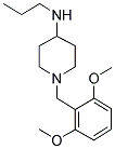 1-(2,6-DIMETHOXYBENZYL)-N-PROPYLPIPERIDINE-4-AMINE Struktur