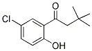 1-(5-CHLORO-2-HYDROXYPHENYL)-3,3-DIMETHYLBUTAN-1-ONE Struktur