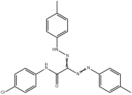 N-(4-CHLOROPHENYL)-2-[2-(4-METHYLPHENYL)DIAZENYL]-2-[2-(4-METHYLPHENYL)HYDRAZONO]ACETAMIDE Struktur