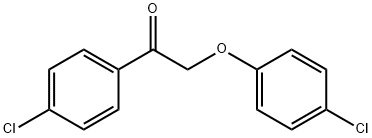 2-(4-CHLOROPHENOXY)-1-(4-CHLOROPHENYL)-1-ETHANONE Struktur