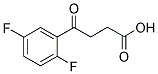 4-(2,5-DIFLUOROPHENYL)-4-OXOBUTYRIC ACID Struktur