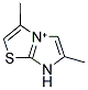 3,6-DIMETHYL-7H-IMIDAZO[2,1-B][1,3]THIAZOL-4-IUM Struktur