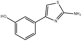 3-(2-AMINO-1,3-THIAZOL-4-YL)PHENOL Struktur