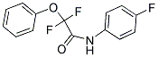 2,2-DIFLUORO-N-(4-FLUOROPHENYL)-2-PHENOXYACETAMIDE Struktur