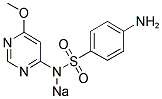 SULFAMONOMETHOXINE SODIUM Struktur