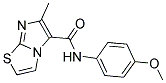 N-(4-METHOXYPHENYL)-6-METHYLIMIDAZO[2,1-B][1,3]THIAZOLE-5-CARBOXAMIDE Struktur