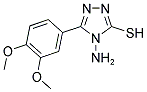 4-AMINO-5-(3,4-DIMETHOXY-PHENYL)-4H-[1,2,4]TRIAZOLE-3-THIOL Struktur