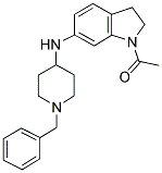 1-ACETYL-N-(1-BENZYLPIPERIDIN-4-YL)-INDOLIN-6-AMINE Struktur