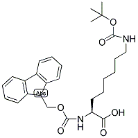 (S)-A-FMOC-8-BOCAMINO-OCTANOIC ACID Struktur