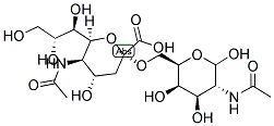 6-O-A-SIALYL-2-ACETAMIDO-2-DEOXY-D-GALACTOPYRANOSIDE Struktur