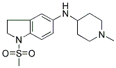 2,3-DIHYDRO-N-(1-METHYLPIPERIDIN-4-YL)-1-(METHYLSULPHONYL)-(1H)-INDOLE-5-AMINE Struktur