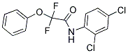 N-(2,4-DICHLOROPHENYL)-2,2-DIFLUORO-2-PHENOXYACETAMIDE Struktur