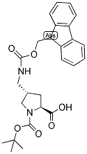 BOC-L-TRANSPRO(4-CH2NH-FMOC) Struktur