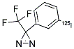 3-(TRIFLUOROMETHYL)-3-(M-[125I]-IODOPHENYL)DIAZIRINE Struktur