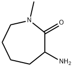 (S)-3-AMINO-1-METHYL-AZEPAN-2-ONE Struktur