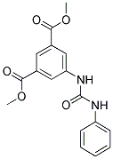 METHYL 3-(METHOXYCARBONYL)-5-((PHENYLAMINO)CARBONYLAMINO)BENZOATE Struktur