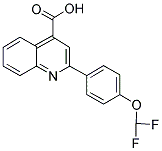 2-(4-DIFLUOROMETHOXY-PHENYL)-QUINOLINE-4-CARBOXYLIC ACID Struktur