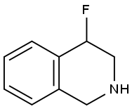 4-FLUORO-1,2,3,4-TETRAHYDROISOQUINOLINE Struktur