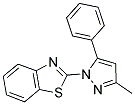 2-(3-METHYL-5-PHENYL-1H-PYRAZOL-1-YL)-1,3-BENZOTHIAZOLE Struktur