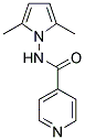 N-(2,5-DIMETHYL-1H-PYRROL-1-YL)ISONICOTINAMIDE Struktur