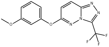 3-METHOXYPHENYL 3-(TRIFLUOROMETHYL)[1,2,4]TRIAZOLO[4,3-B]PYRIDAZIN-6-YL ETHER Struktur