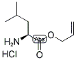 H-L-LEU-OALL HCL Struktur