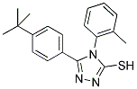 5-(4-TERT-BUTYL-PHENYL)-4-O-TOLYL-4H-[1,2,4]TRIAZOLE-3-THIOL Struktur