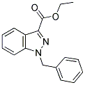 1-BENZYL-1H-INDAZOL-3-CARBONIC ACID ETHYL ESTER Struktur