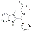 METHYL 1-(3-PYRIDINYL)-2,3,4,9-TETRAHYDRO-1H-BETA-CARBOLINE-3-CARBOXYLATE Struktur