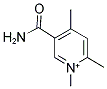 1,2,4-TRIMETHYL-5-CARBOXAMIDEPYRIDINIUM IODIDE Struktur