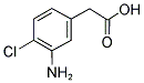 3-AMINO-4-CHLOROPHENYLACETIC ACID Struktur