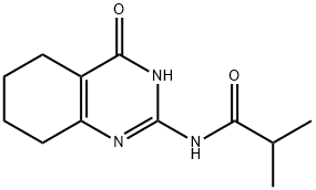 2-METHYL-N-(4-OXO-3,4,5,6,7,8-HEXAHYDRO-2-QUINAZOLINYL)PROPANAMIDE Struktur