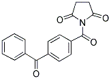 4-(N-SUCCINIMIDYLCARBOXY)BENZOPHENONE Struktur