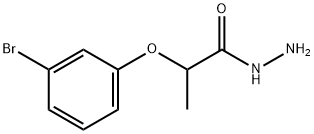 2-(3-BROMOPHENOXY)PROPANOHYDRAZIDE Struktur