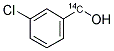 3-CHLOROBENZYL ALCOHOL [METHYLENE-14C] Struktur