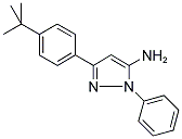 5-(4-TERT-BUTYL-PHENYL)-2-PHENYL-2H-PYRAZOL-3-YLAMINE Struktur