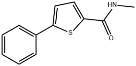 N-METHYL-5-PHENYL-2-THIOPHENECARBOXAMIDE Struktur